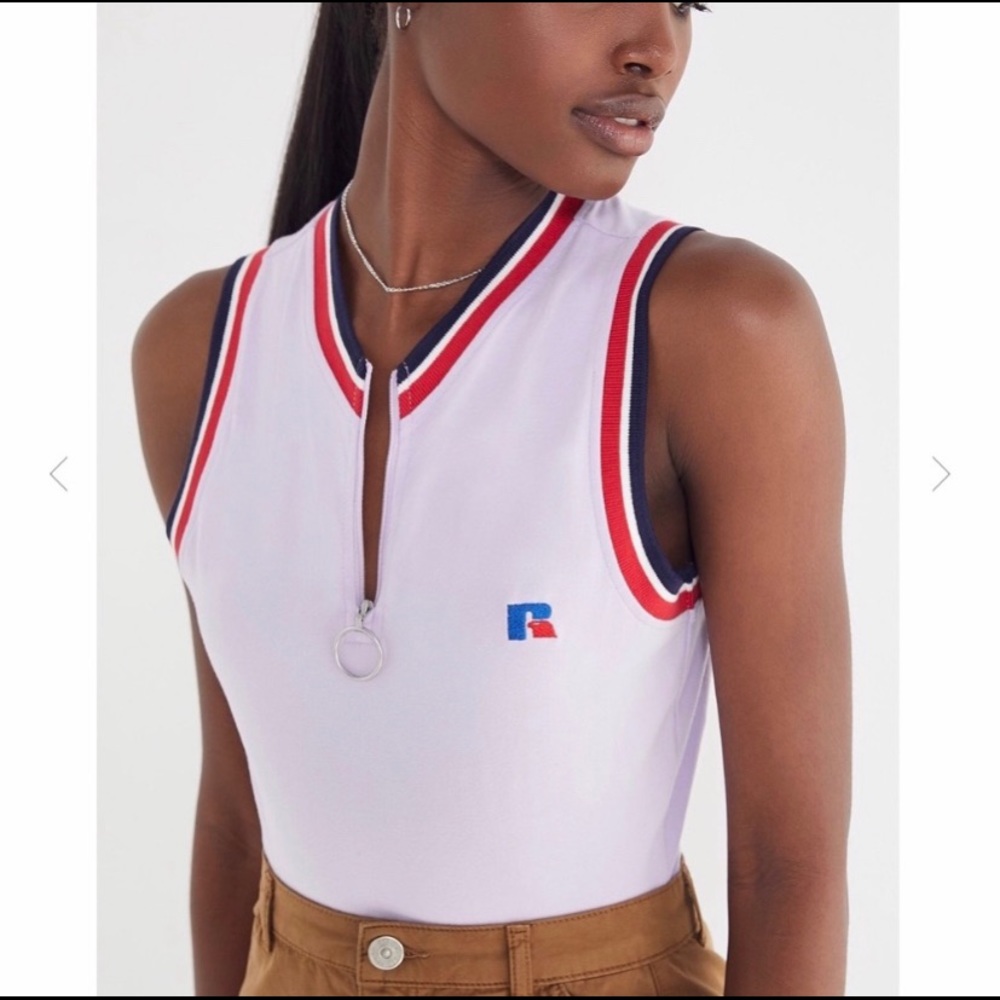 russel athletic elektra sleeveless bodysuit